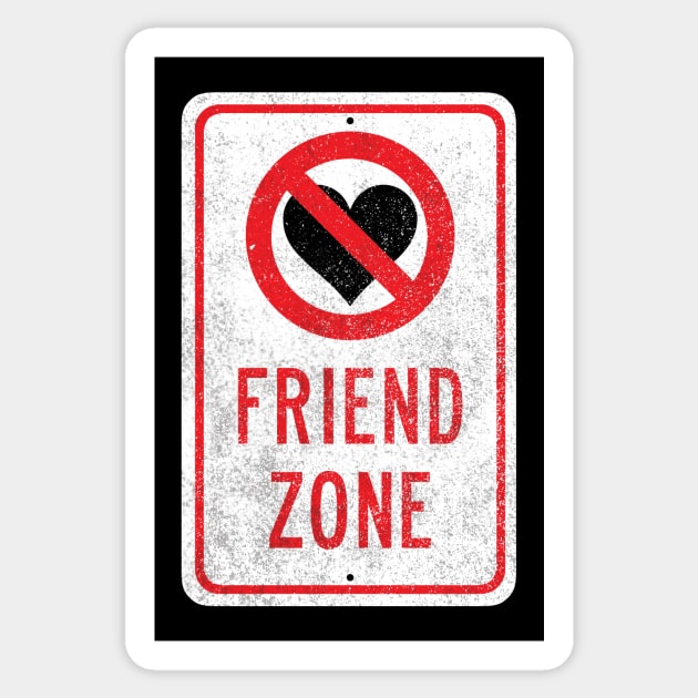 Friend Zone (weathered) Sticker by GloopTrekker